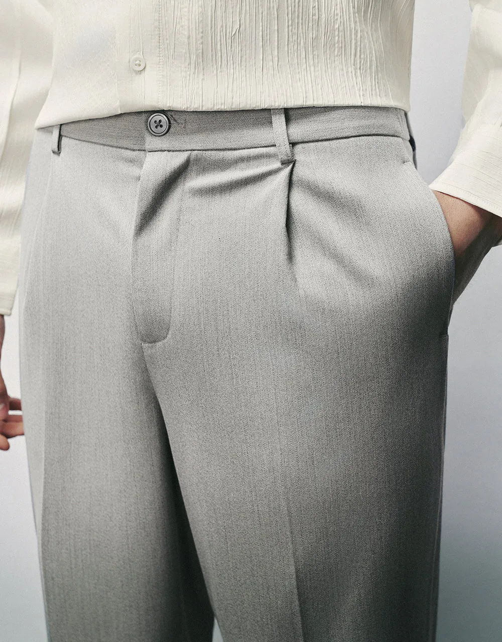 Loose Straight Pants sold by Urban Revivo product image thumbnail 5