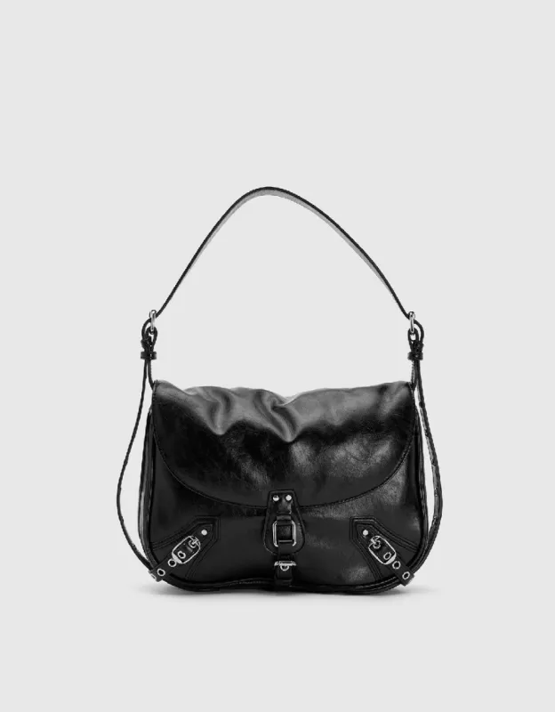 Vegan Leather Shoulder Bag sold by Urban Revivo