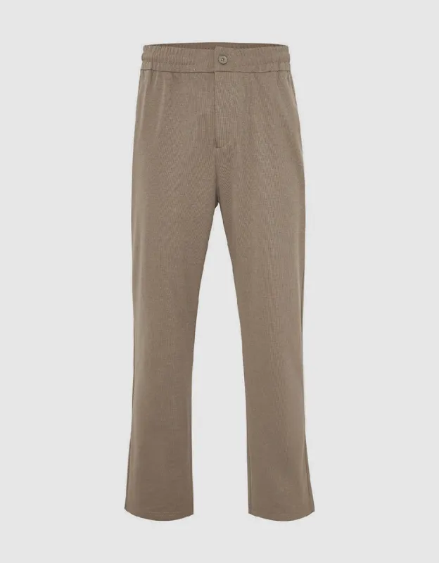 Knitted Carrot Fit Pants sold by Urban Revivo