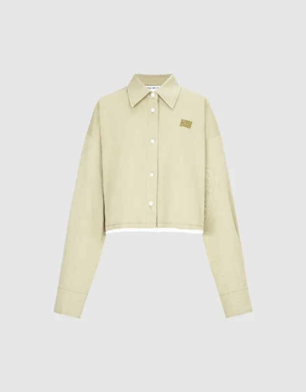 Button Up Straight Shirt sold by Urban Revivo