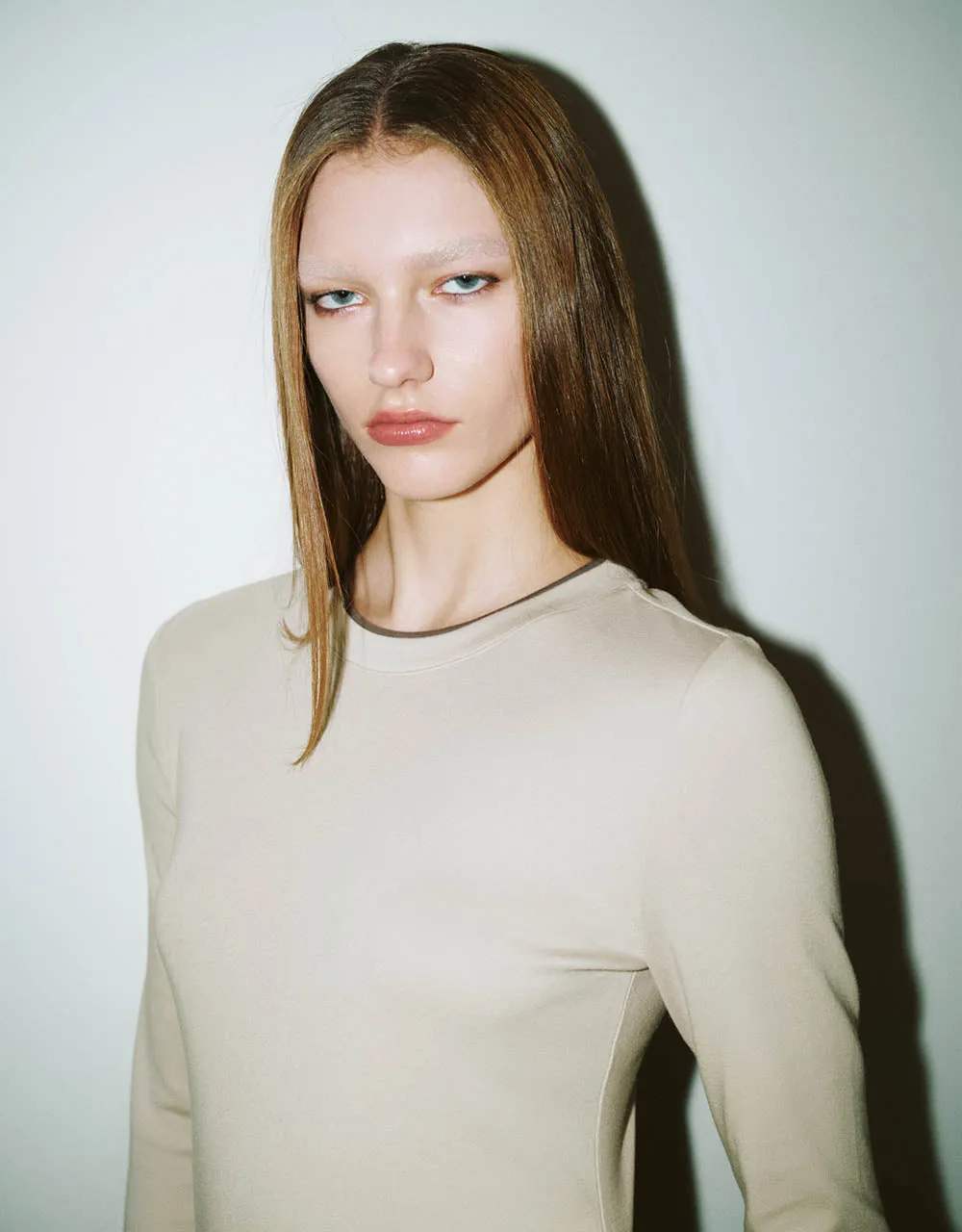 Asymmetric Crew Neck Knitted T-Shirt sold by Urban Revivo product image thumbnail 4