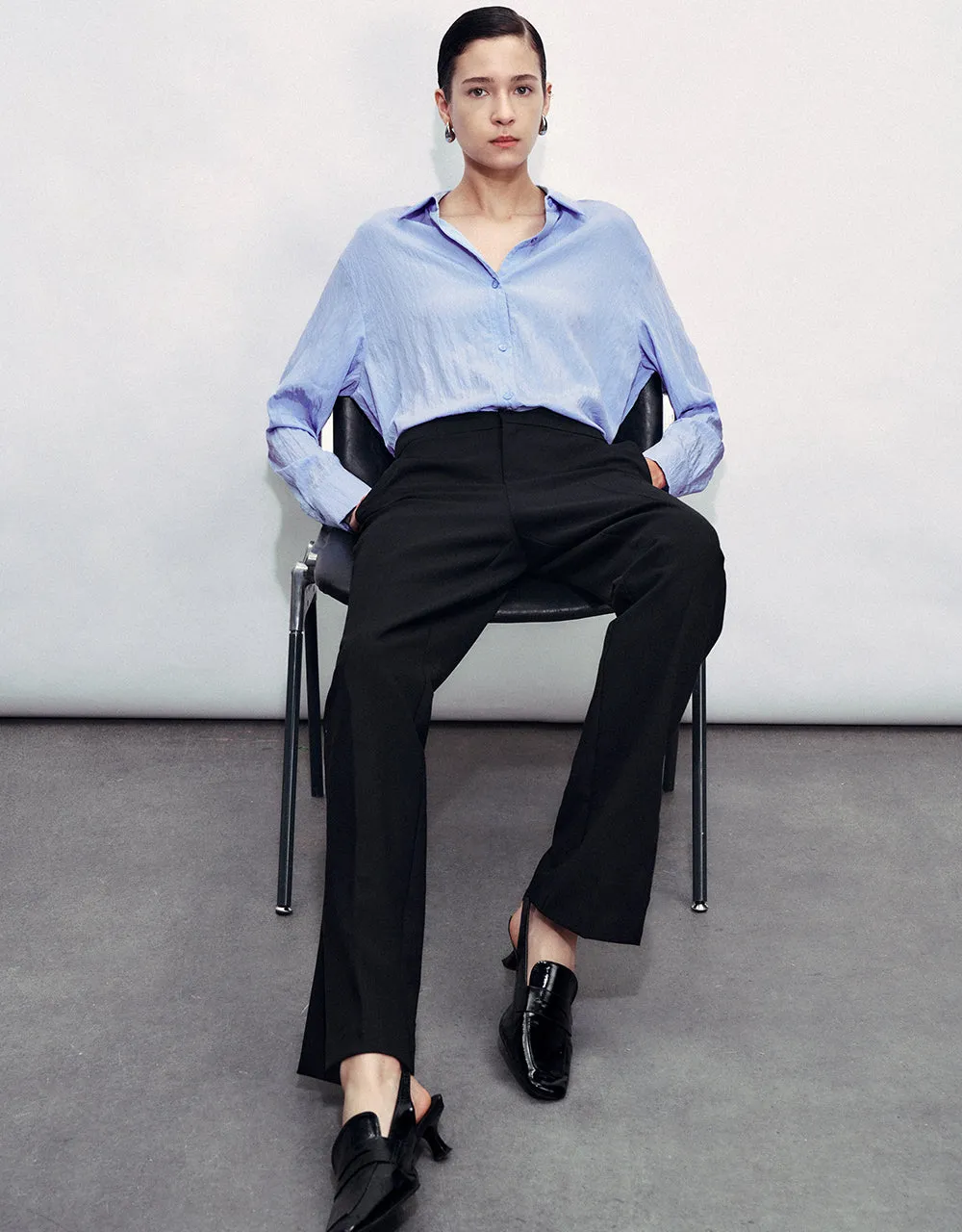 Button Up Loose Shirt sold by Urban Revivo product image thumbnail 3