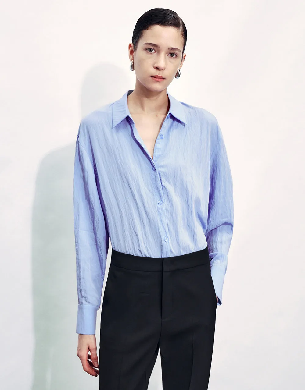 Button Up Loose Shirt sold by Urban Revivo