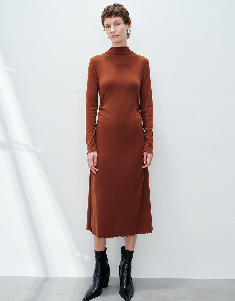 Mock Neck Skinny Dress sold by Urban Revivo