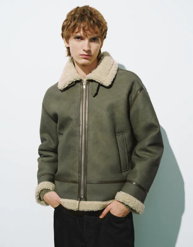 Zipper Front Straight Jacket sold by Urban Revivo