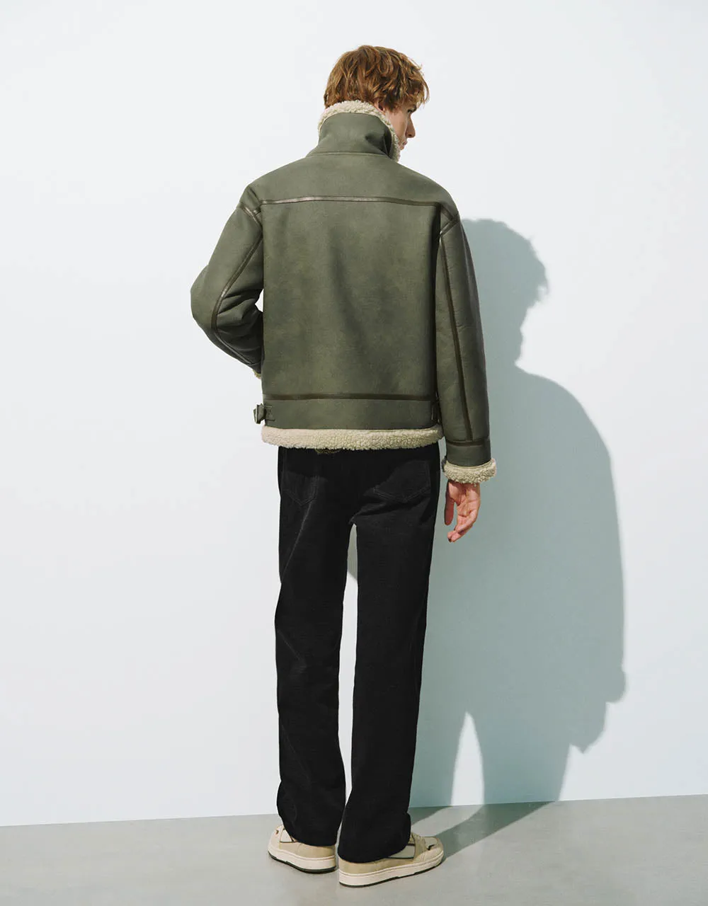 Zipper Front Straight Jacket sold by Urban Revivo product image thumbnail 4