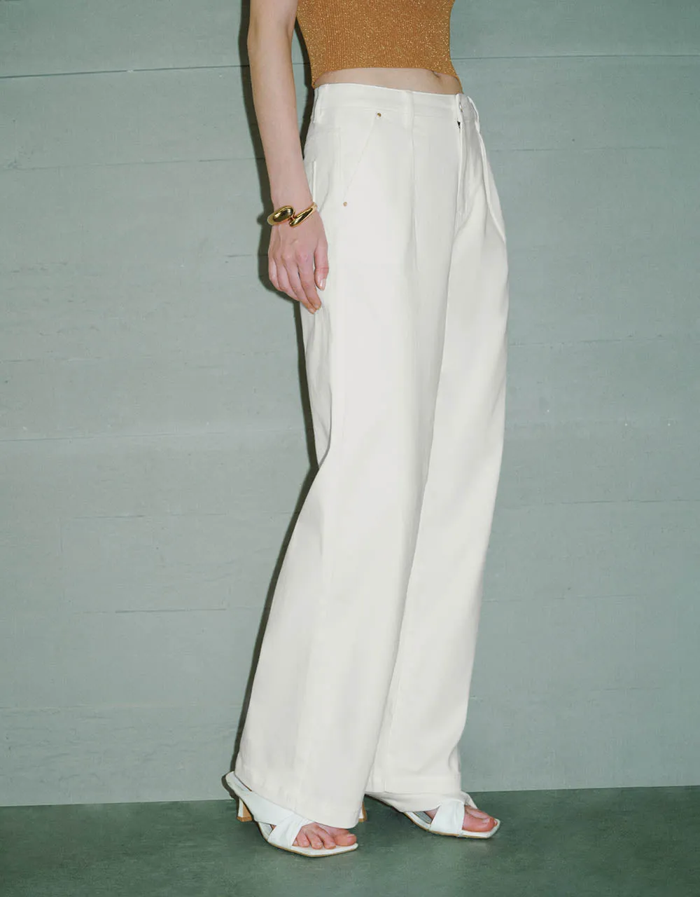 Wide-Leg Jeans sold by Urban Revivo product image thumbnail 4