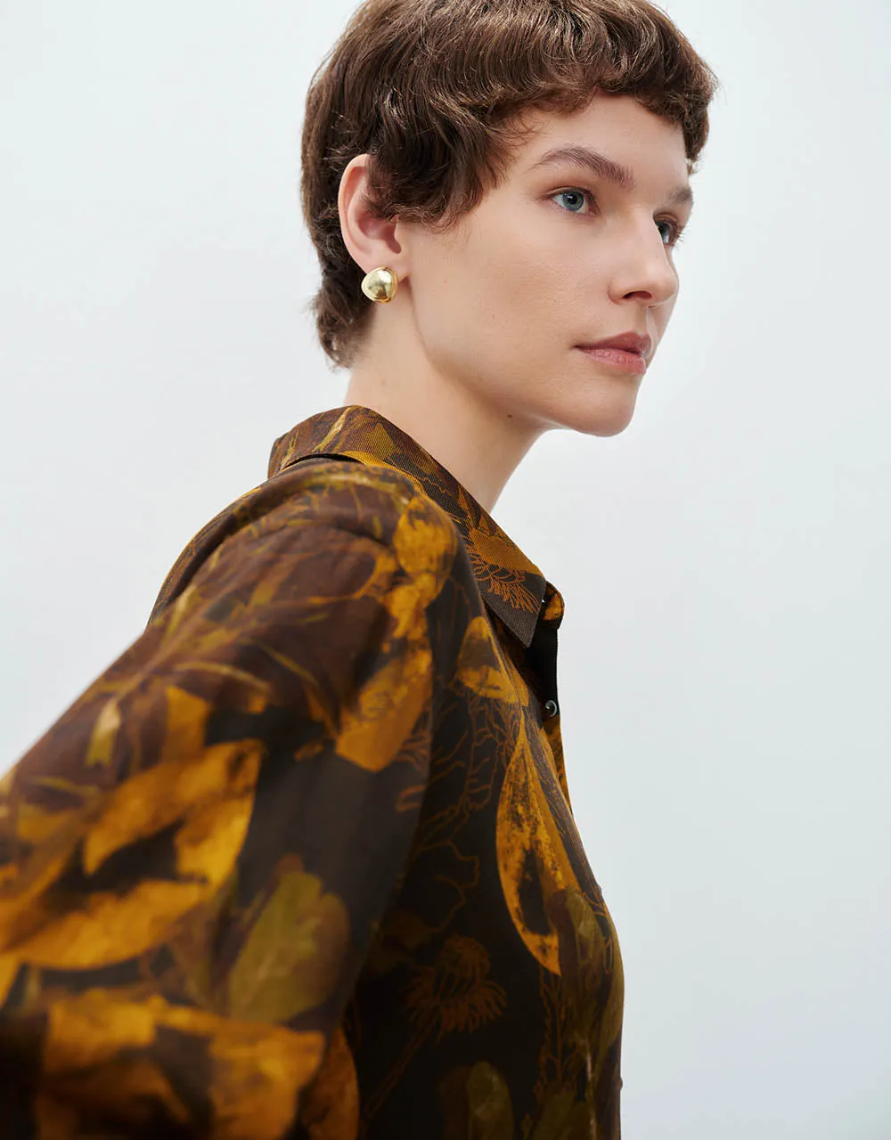 Printed Button Up Straight Shirt sold by Urban Revivo product image thumbnail 5