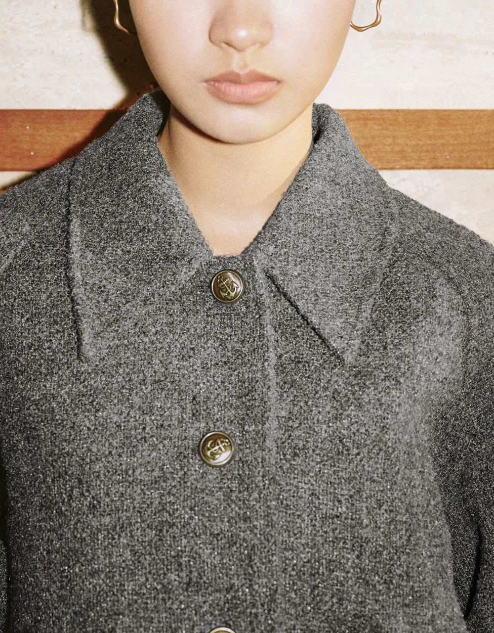 Raglan Sleeve Woolen Jacket sold by Urban Revivo product image thumbnail 4