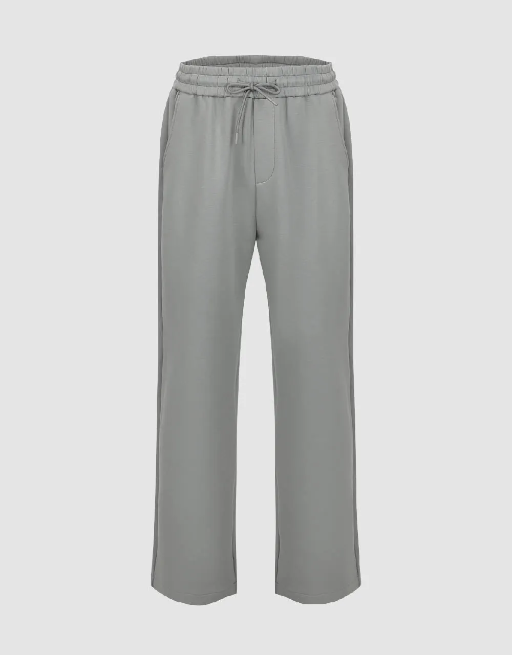 Drawstring Waist Knitted Carrot Fit Pants sold by Urban Revivo