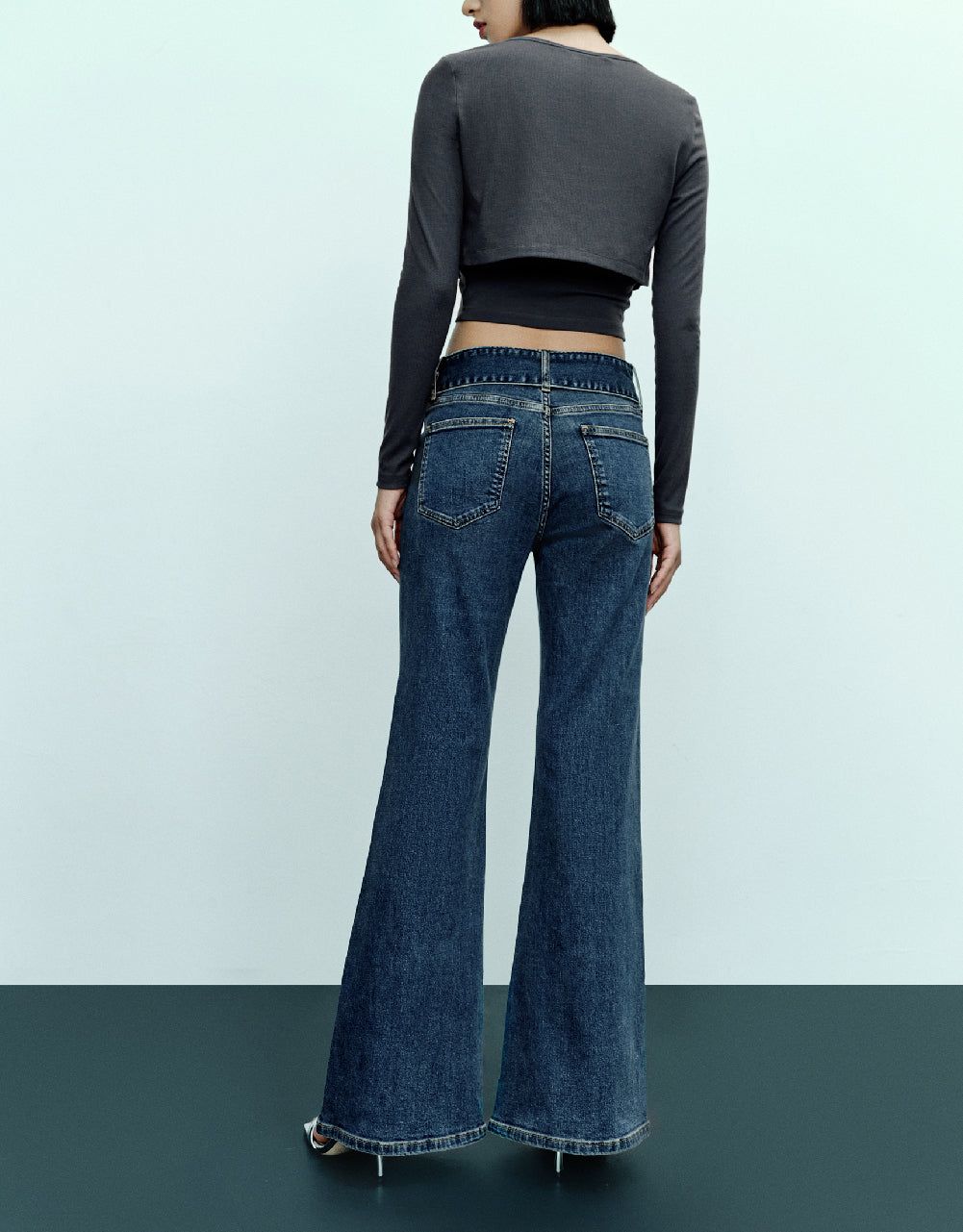 Flare Jeans With Belt sold by Urban Revivo product image thumbnail 5