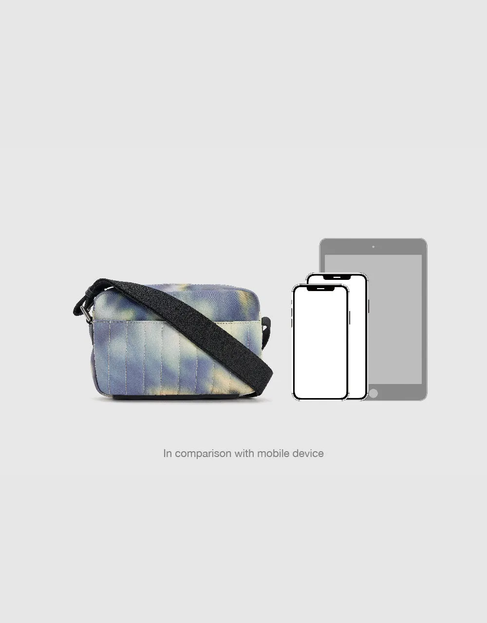 Tie Dye Printed Crossbody Bag sold by Urban Revivo product image thumbnail 2