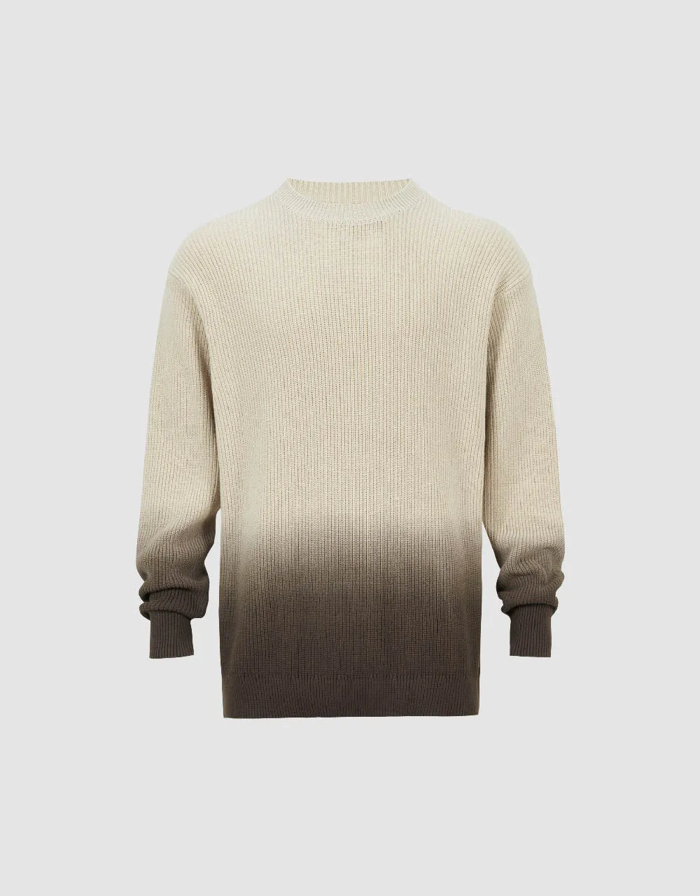 Gradient Crew Neck Knitted T-Shirt sold by Urban Revivo product image thumbnail 2