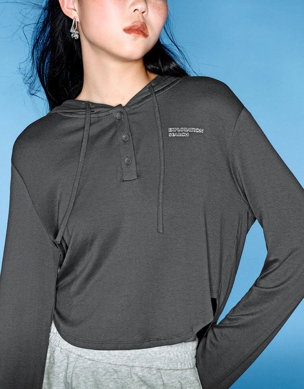 Hooded Knitted T-Shirt sold by Urban Revivo product image thumbnail 5