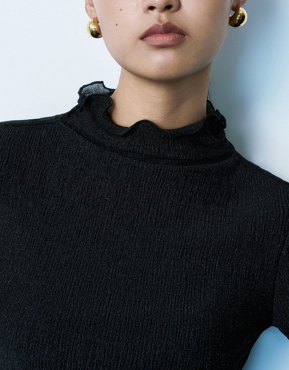 Turtle Neck Skinny Knitted T-Shirt sold by Urban Revivo product image thumbnail 5