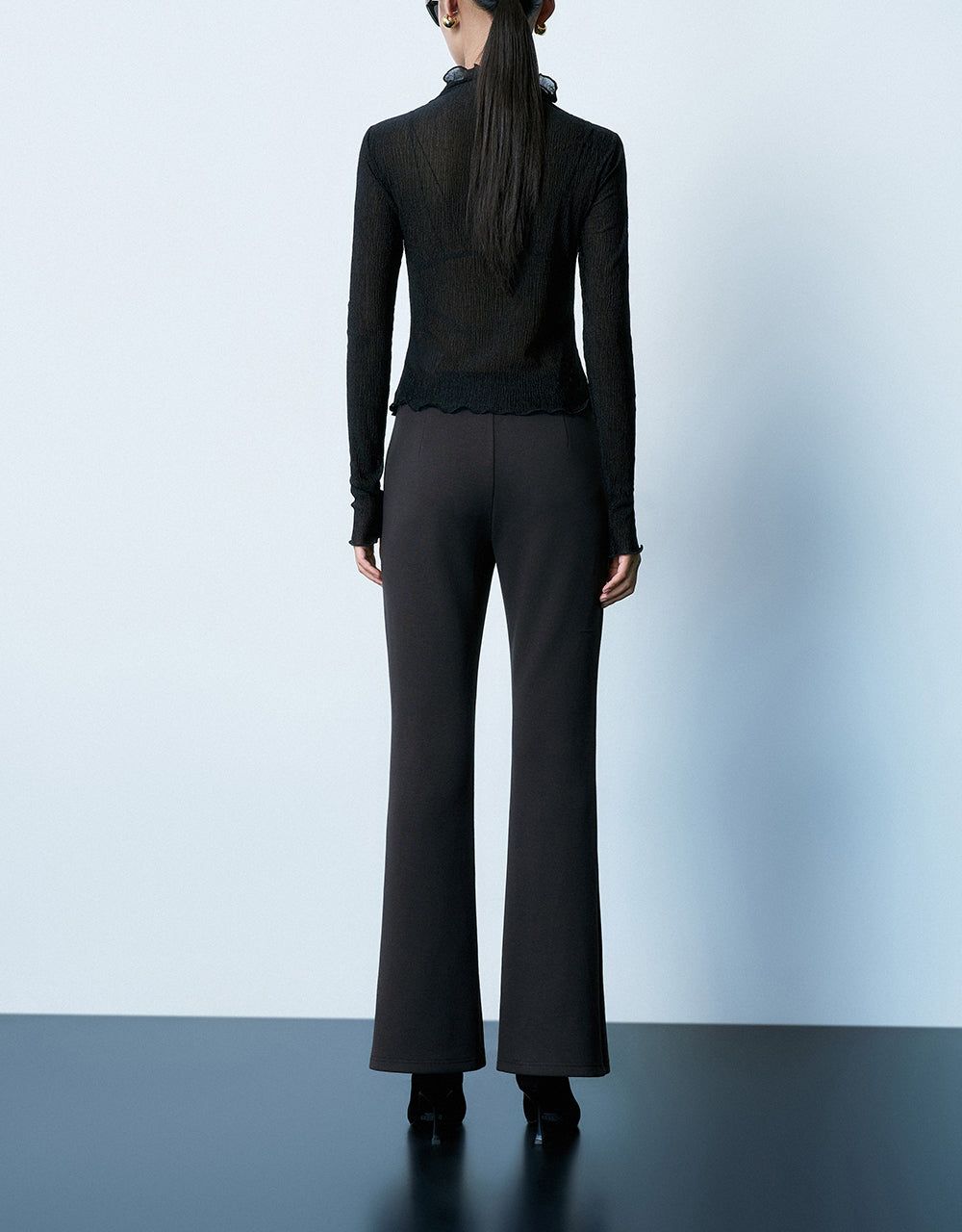 Turtle Neck Skinny Knitted T-Shirt sold by Urban Revivo product image thumbnail 4