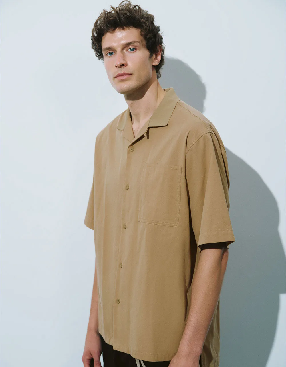 Button Up Loose Shirt sold by Urban Revivo product image thumbnail 3