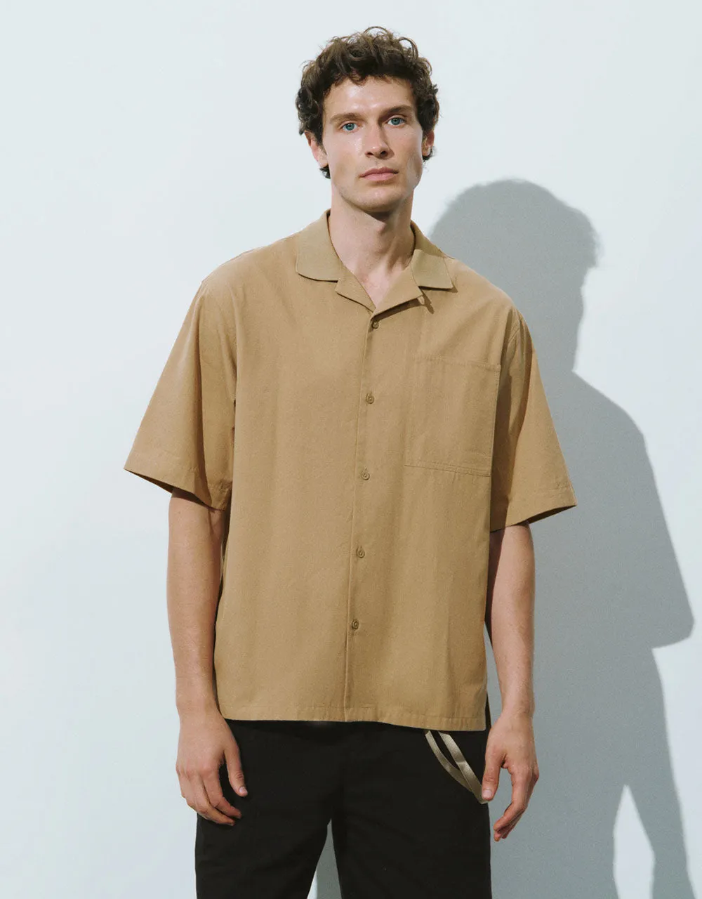 Button Up Loose Shirt sold by Urban Revivo