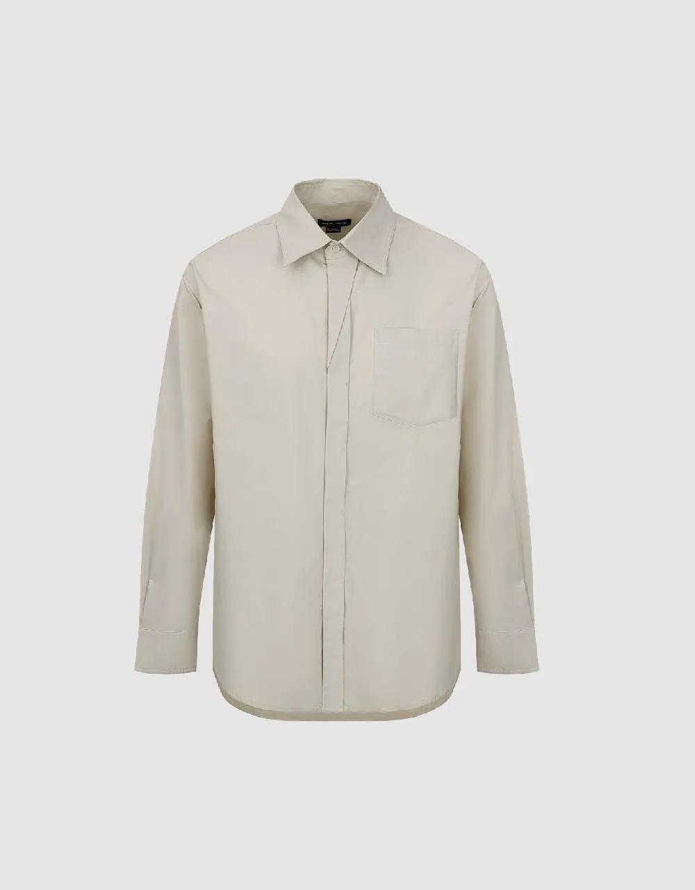 Button Up Straight Shirt sold by Urban Revivo product image thumbnail 2