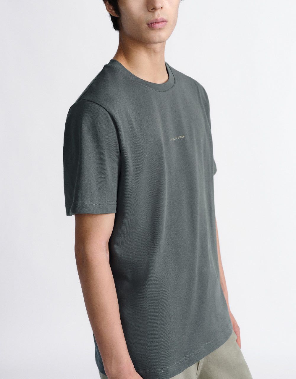 Standard Sleeve Crew Neck T-Shirt sold by Urban Revivo product image thumbnail 3
