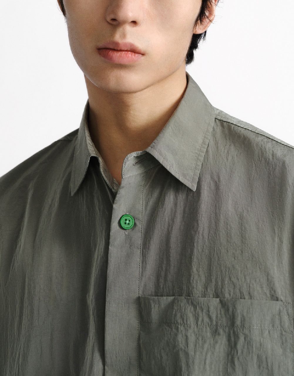 Button Up Straight Shirt sold by Urban Revivo product image thumbnail 5