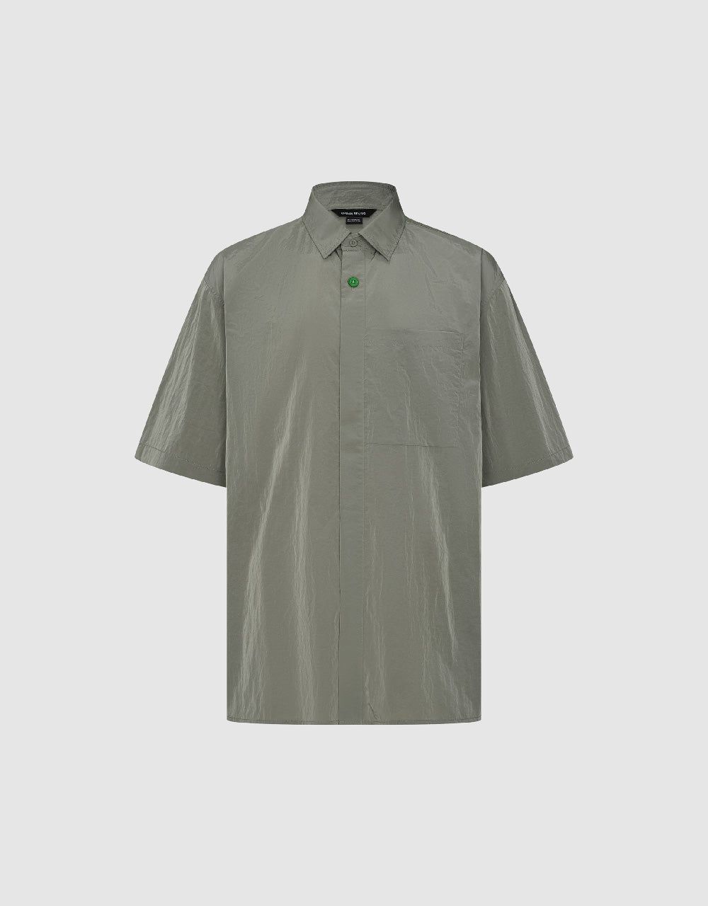 Button Up Straight Shirt sold by Urban Revivo