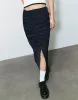 Ruched Midi Straight Skirt sold by Urban Revivo