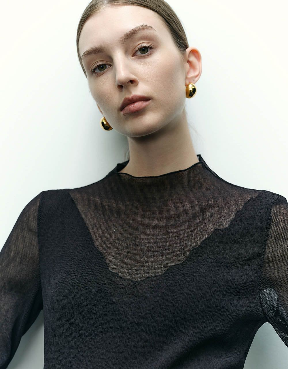 Turtle Neck Knitted Skinny T-Shirt sold by Urban Revivo product image thumbnail 5