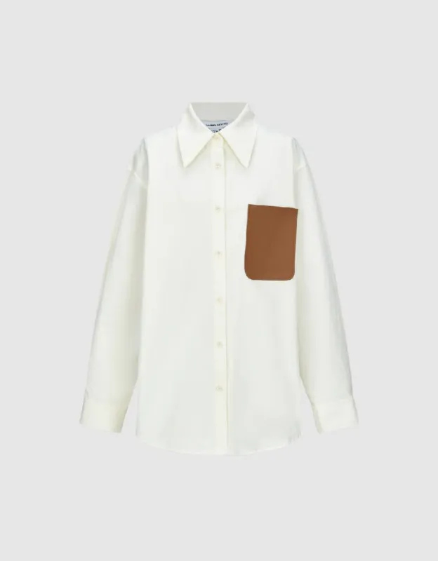 Button Up Loose Shirt sold by Urban Revivo