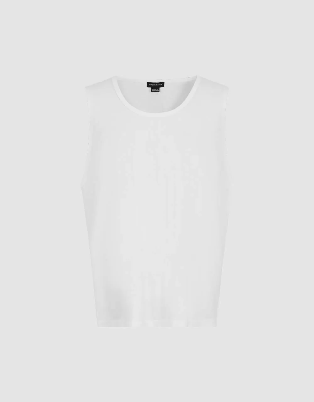 Crew Neck Loose Tank Top sold by Urban Revivo product image thumbnail 2