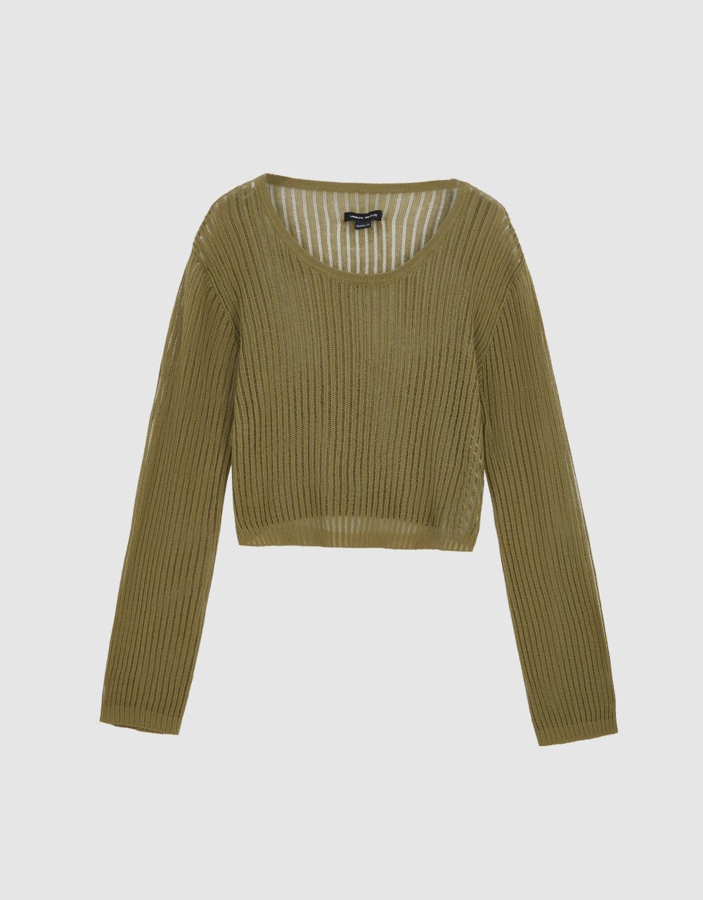 Thin Crew Neck Knitted T-Shirt sold by Urban Revivo product image thumbnail 2