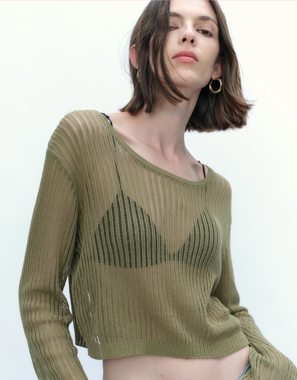 Thin Crew Neck Knitted T-Shirt sold by Urban Revivo product image thumbnail 5