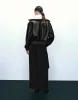 V-Neck Vegan Leather Jacket sold by Urban Revivo