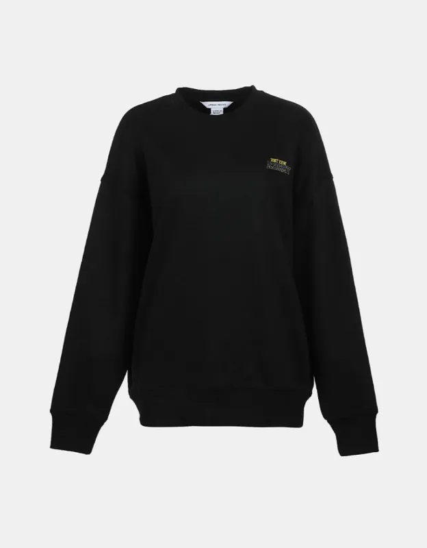 Letter Embroidery Drop Shoulder Sweatshirt sold by Urban Revivo