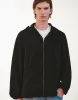 Zipper Front Hooded Jacket sold by Urban Revivo