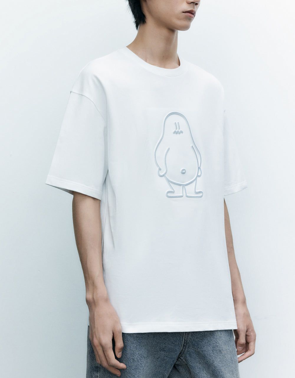 Cartoon Printed Loose T-Shirt sold by Urban Revivo product image thumbnail 3