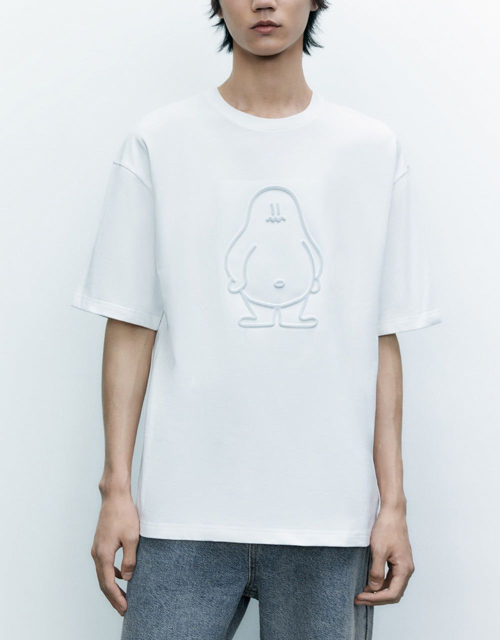 Cartoon Printed Loose T-Shirt sold by Urban Revivo product image thumbnail 2