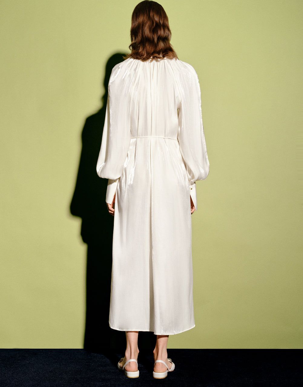 V-Neck Straight Dress With Rope sold by Urban Revivo product image thumbnail 4