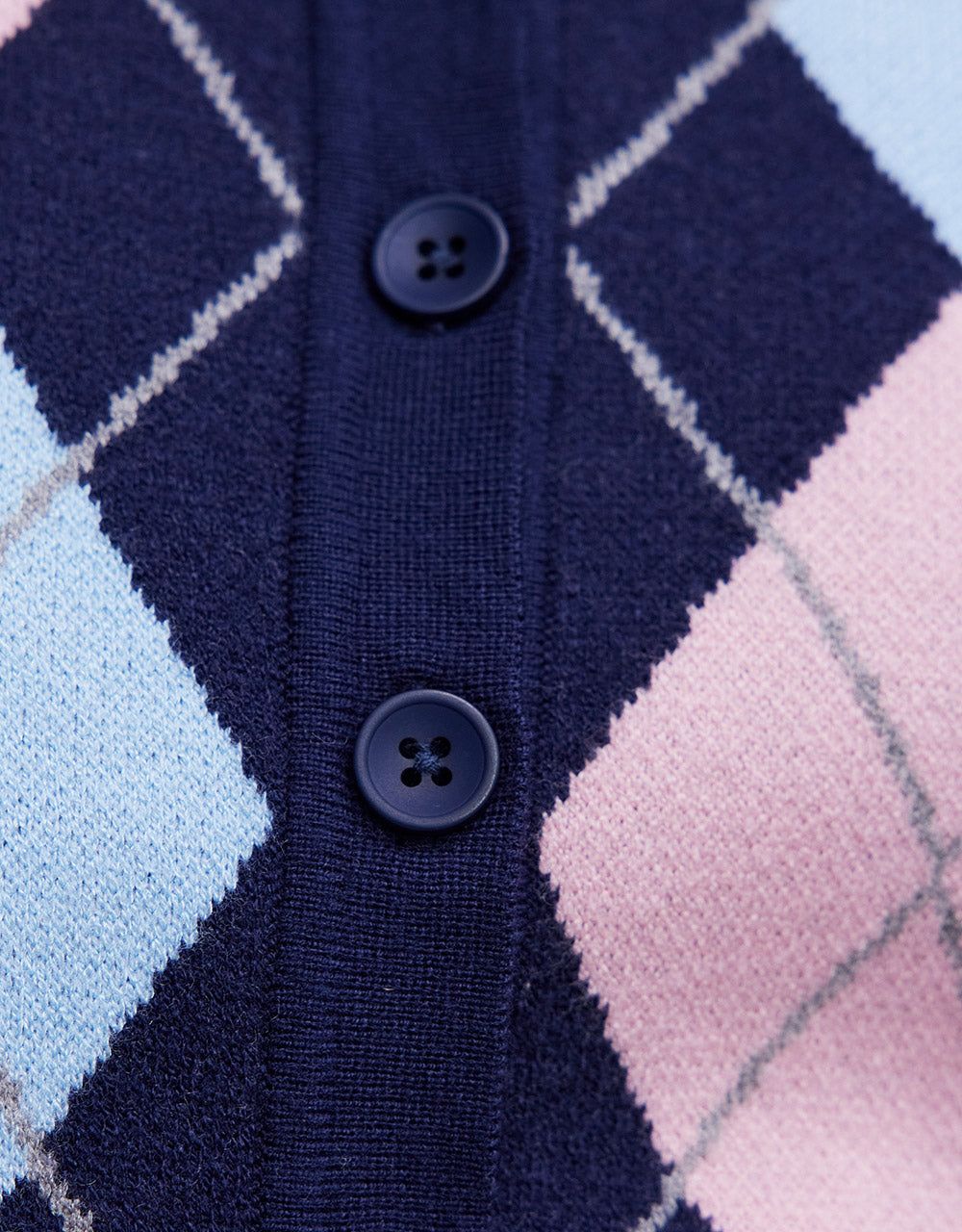 Argyle Button Up Cardigan sold by Urban Revivo product image thumbnail 3