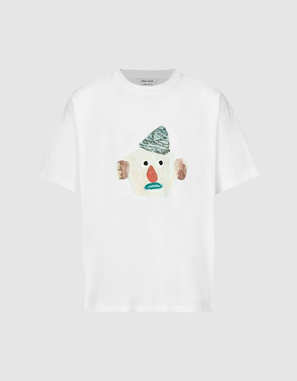 Cartoon Face Printed Crew Neck T-Shirt sold by Urban Revivo product image thumbnail 5