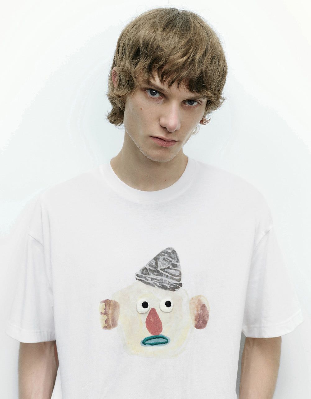 Cartoon Face Printed Crew Neck T-Shirt sold by Urban Revivo product image thumbnail 4