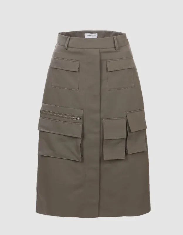 Multi Utility Pocket Skirt sold by Urban Revivo