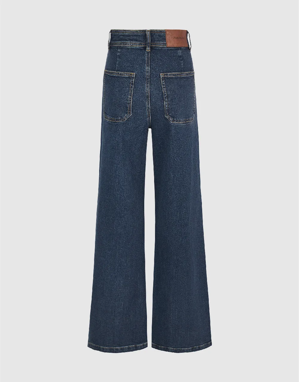 Front Pocket Wide-Leg Jeans sold by Urban Revivo product image thumbnail 3
