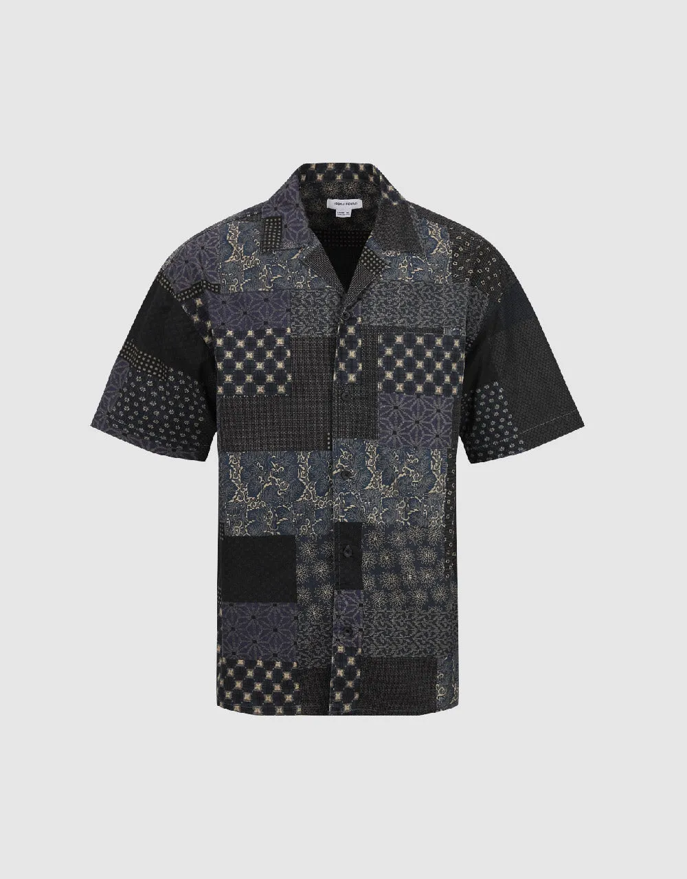 Notch Lapel Printed Loose Denim Shirt sold by Urban Revivo product image thumbnail 2