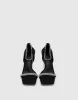 Rhinestone Strap Square Toe Sandals sold by Urban Revivo