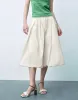 Elastic Waist Midi A-Line Skirt sold by Urban Revivo