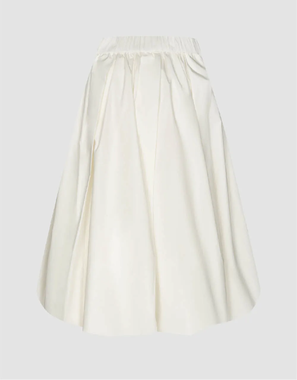 Elastic Waist Midi A-Line Skirt sold by Urban Revivo product image thumbnail 3