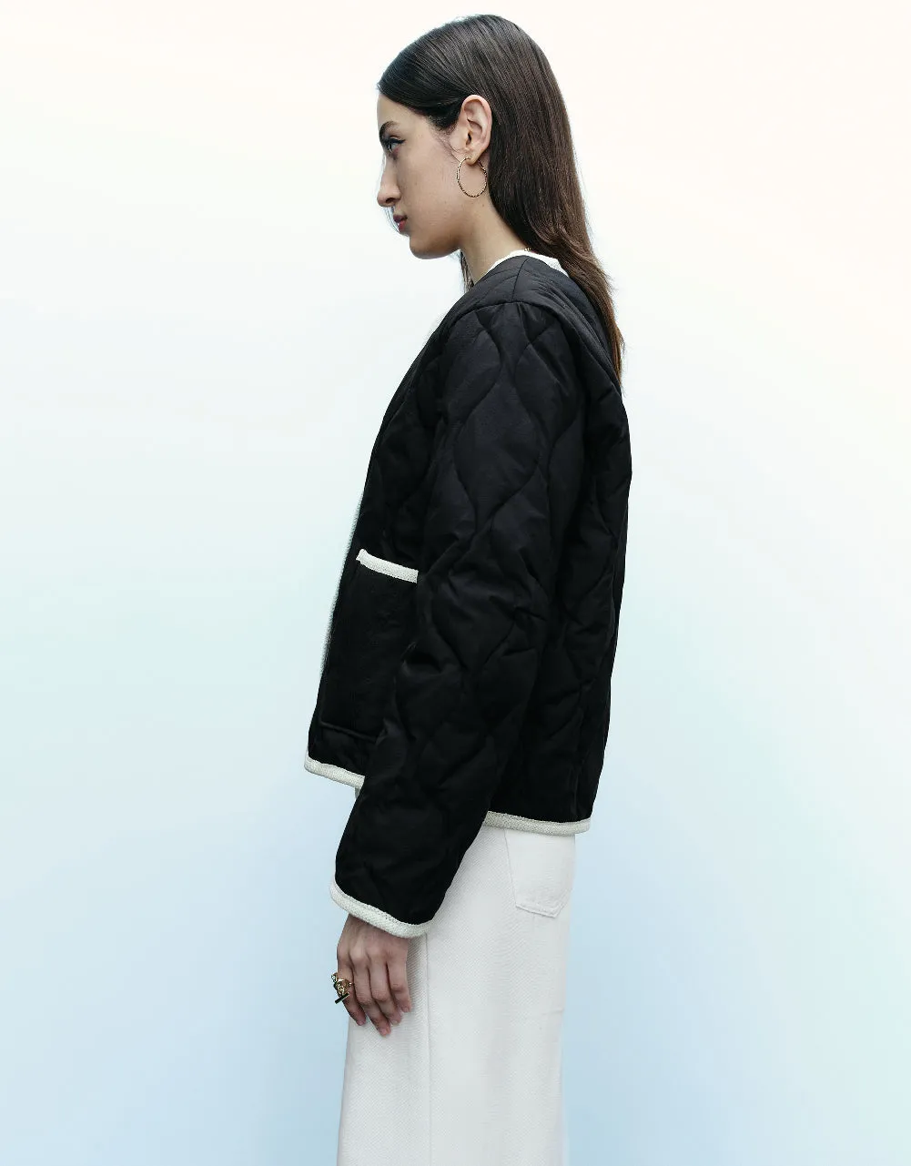Crew Neck Down Jacket sold by Urban Revivo product image thumbnail 2