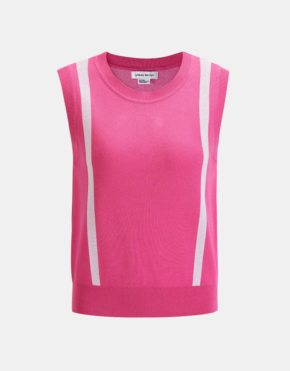 Crew Neck Sweater Vest sold by Urban Revivo