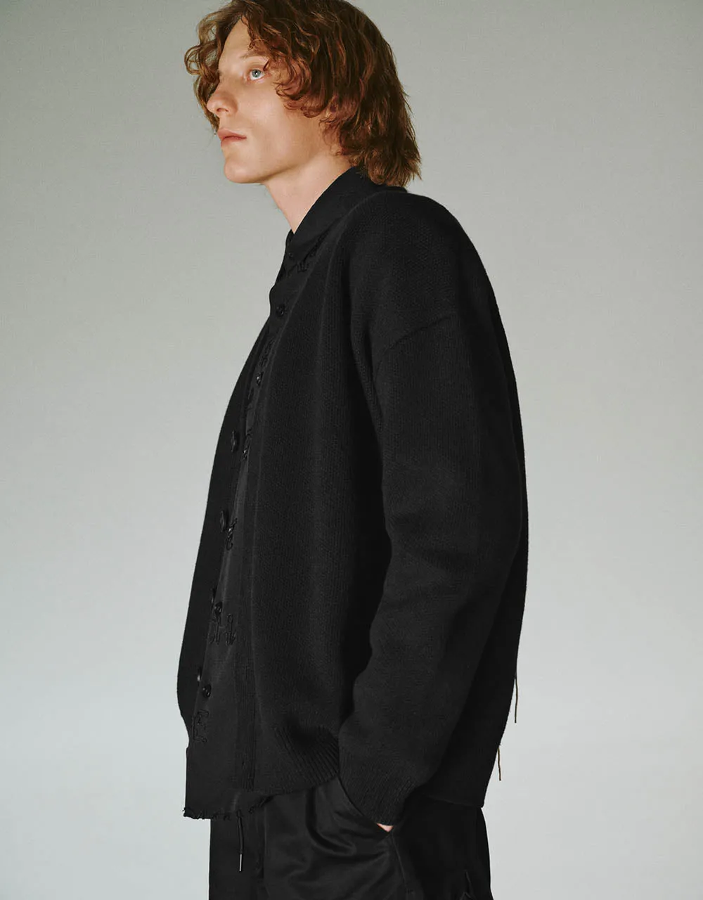 V-Neck Knitted Cardigan sold by Urban Revivo product image thumbnail 4